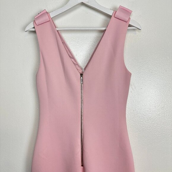 TED BAKER London Belliah Bow Shoulder Body-Con Dress in Dusky Pink Size US 2 NWT - Picture 11 of 12